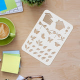 4 Pcs Tree Layered Wall Stencil Templates Reusable PET Decoration Stencil