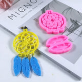 4 Pcs/Set Dream Catcher Resin Mold DIY Crafts Mold