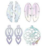 4 Pcs Silicone Casting Resin Molds for DIY Epoxy Jewelry Tools