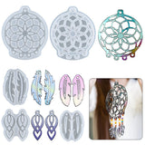 4 Pcs Silicone Casting Resin Molds for DIY Epoxy Jewelry Tools