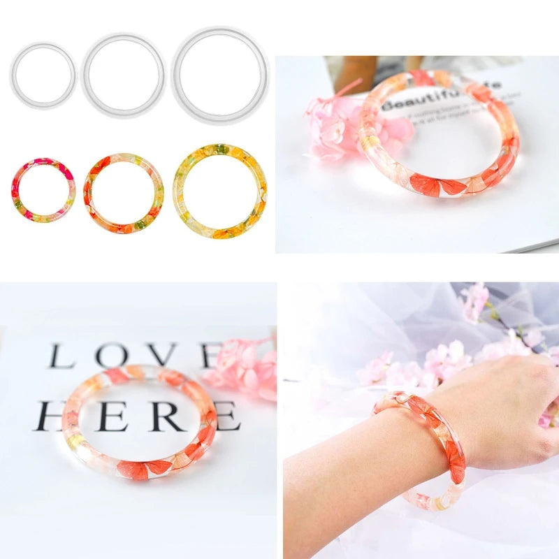 4 Pcs Women Bag Handle Resin Mold DIY Crafts Mold