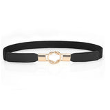 4 Pcs Women's Skinny Belt Elastic Thin Belt Girls Accessories Dress Sweater
