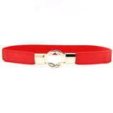 4 Pcs Women's Skinny Belt Elastic Thin Belt Girls Accessories Dress Sweater