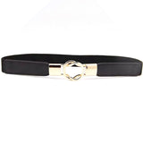 4 Pcs Women's Skinny Belt Elastic Thin Belt Girls Accessories Dress Sweater