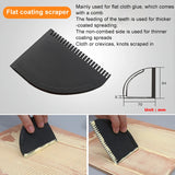 4 Pcs Woodworking Brush Tool Set Soft Silicone Glue Tray Scraper DIY Crafts