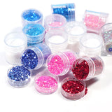 4 Pcs Gradient Glitter UV Resin Craft DIY Jewelry Mak