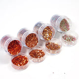 4 Pcs Gradient Glitter UV Resin Craft DIY Jewelry Mak