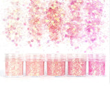 4 Pcs Gradient Glitter UV Resin Craft DIY Jewelry Mak
