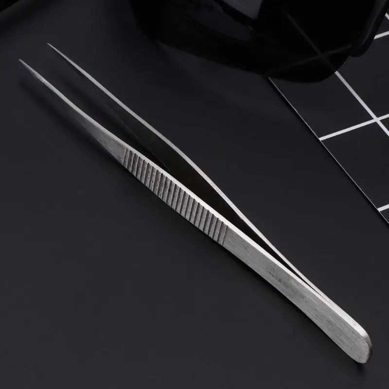 4 Pcs Stainless Steel Tweezers Set Beauty Nail Art Jewelry Crafts Tools