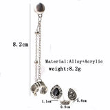 4 Pcs/set Women Rock Punk Clip Earrings Oorbellen Retro Earring Ear Cuff Wrap