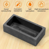 4 Piece 1 KG Graphite Ingot Mould Casting Crucible for Silver Melting