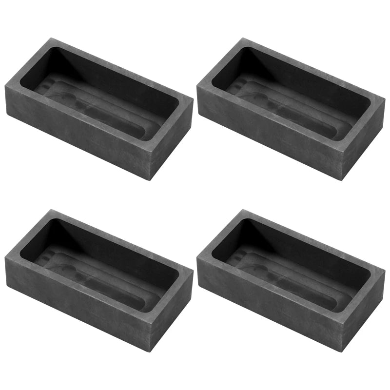 1 KG Graphite Ingot Mould Casting Crucible Silver Melting Refining