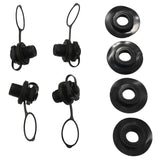 4 Piece Boston Valve Replacement for Inflatable Rafts / Boats