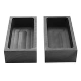 4 Pcs 1 KG Graphite Ingot Mould Casting Crucible Silver Melting Refining