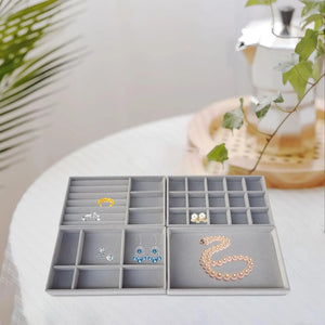 Earrings Display Trays Storage Holder Women Organizer Box