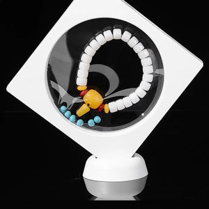 4Pcs 3D Floating Display Box Stand Jewelry Coin Show Case