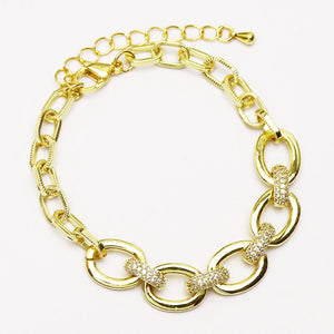 Metal Chain Bracelet for Women - Elegant Fashion Jewelry Bangle
