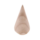 4 Pack 5cm/8cm Unpainted Wooden Ring Jewelry Display Stand