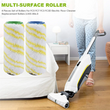 Replacement Rollers for Karcher Electric Floor Cleaners Yellow