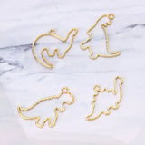 4-Piece Dinosaur Metal Frame with Loop for DIY Arts Crafts