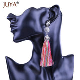 4pcs Copper Micro Pave Zircon 13mm Crown Beads Tassel Caps DIY Earrings