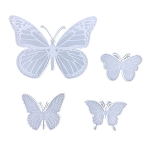Butterfly Wall Hanging Epoxy Molds Keychain Decoration Coaster Pendant Silicone