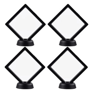 4pc Coin Holder Floating Frame Display Cabinet
