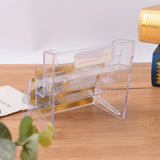 Clear Acrylic Desktop Business Card Holder Display Stand