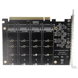 NVMe to PCIe Adapter M.2 Converter 4 Port 4X32Gbps