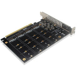 NVMe to PCIe Adapter M.2 Converter 4 Port 4X32Gbps