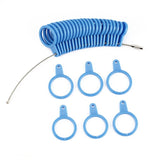 4 pcs Plastic Ring Measuring Tool Finger Ring Sizer Measure Gauge