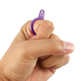4 pcs Plastic Ring Measuring Tool Finger Ring Sizer Measure Gauge
