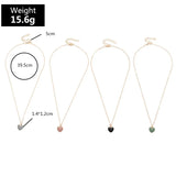 Lovely Candy Alloy Drip Little Heart Pendant Necklace For Girls Children