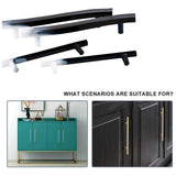 4 Tray Handle Resin Mold for DIY Cabinet Door Handles, Drawer Bar Pulls