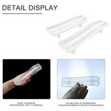 4 Tray Handle Resin Mold for DIY Cabinet Door Handles, Drawer Bar Pulls