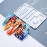 Geometric Hair Clip Silicone Mold Jewelry Making Tools