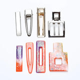Geometric Hair Clip Silicone Mold Jewelry Making Tools