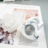 Set of 4 Minimalist Napkin Holders Ring Resin Molds Kit