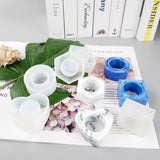 Set of 4 Resin Napkin Holder Ring Molds Kit