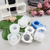 Set of 4 Minimalist Resin Napkin Holder Ring Molds Kit