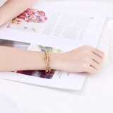 Creative Titanium Bracelet European and American Steel Love T Buckle