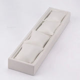 4-Slot Watch Box Leather/Velvet Display Organizer