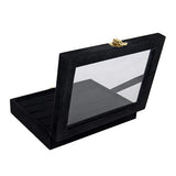Velvet Ring Tray Jewelry Organizer Display Case
