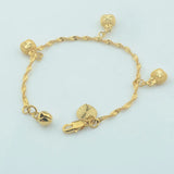 Yellow Fruit Heart Baby Bracelet Chains