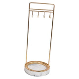 Vintage Marbling Resin Jewelry Organizer Rack Display