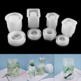 Silicone Mold for Round Column Bottle & Geometry Shape Casting
