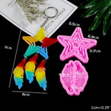 Dream Catcher Epoxy Resin Mold Set DIY Crafts Jewelry Keychain Silicone Mould