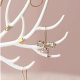 Deer Jewelry Display Stand Plastic Earring Necklace Organizer