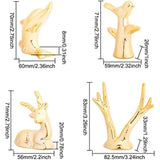 Porcelain Bird Antlers Reindeer Dolphin Ring Holder Decor