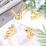 Porcelain Bird Antlers Reindeer Dolphin Ring Holder Decor